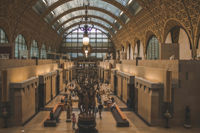 Il Musée d’Orsay è stato ricavato nell’ottocentesca stazione ferroviaria omonima, dopo un’esemplare ristrutturazione.