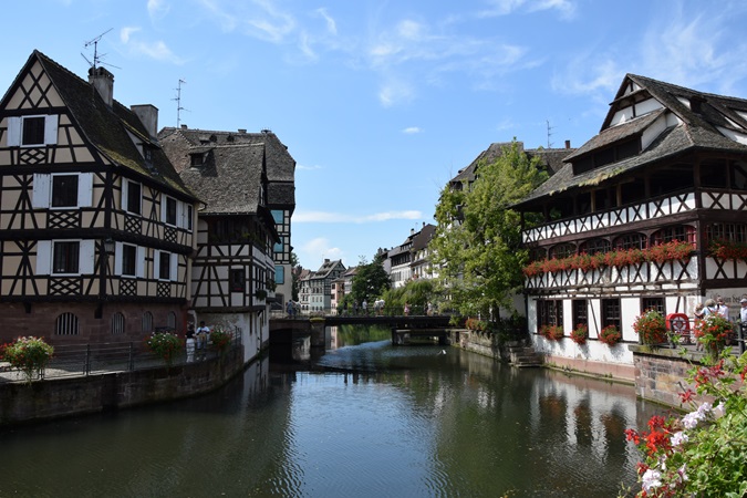 Il celebre quartiere della Petite France di Strasburgo.