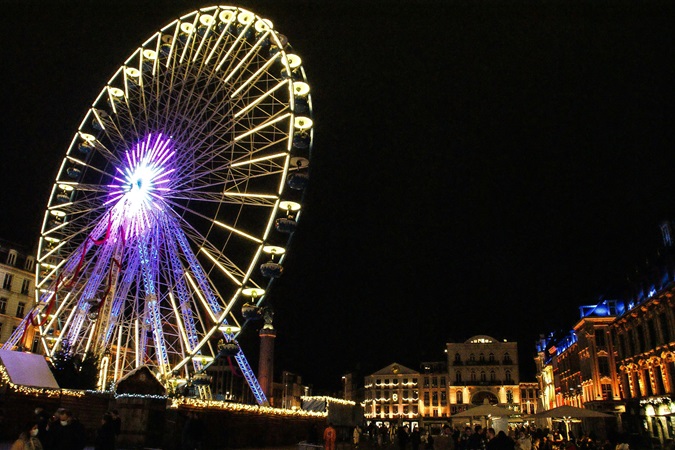 La ruota panoramica di Lille.