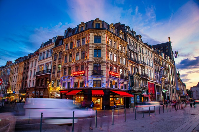 Vista di Lille, "capitale" della regione Nord-Pas de Calais.