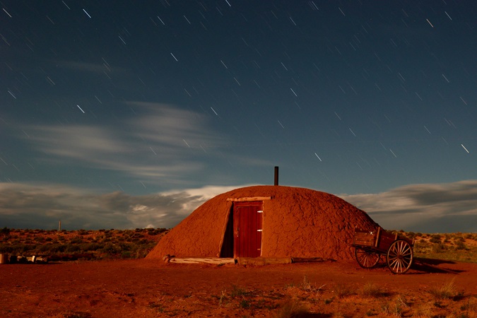 Abitazione tradizionale Navajo nella Monument Valley.