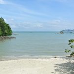 Il mare e le spiagge dell'isola di Penang