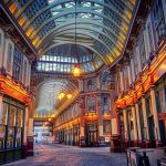 Il Leadenhall Market, nella City di Londra