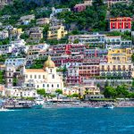 Le pittoresche case colorate di Positano