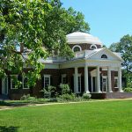 Monticello, la villa dell'ex presidente degli Stati Uniti Thomas Jefferson