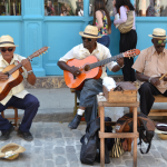 Gruppo musicale all'Havana