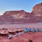 Campo tendato di Wadi Rum