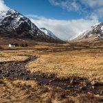 Scozia, la valle di Glencoe, locationa del film Skyfall